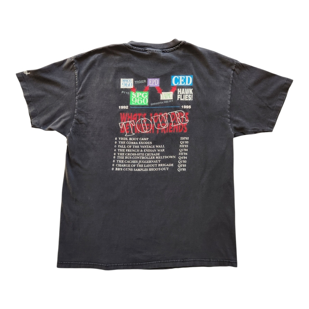 Vintage 90s Intel i960 80960HA "Veteran" T-Shirt Hanes Beefy-T XL (Fits M/L)...